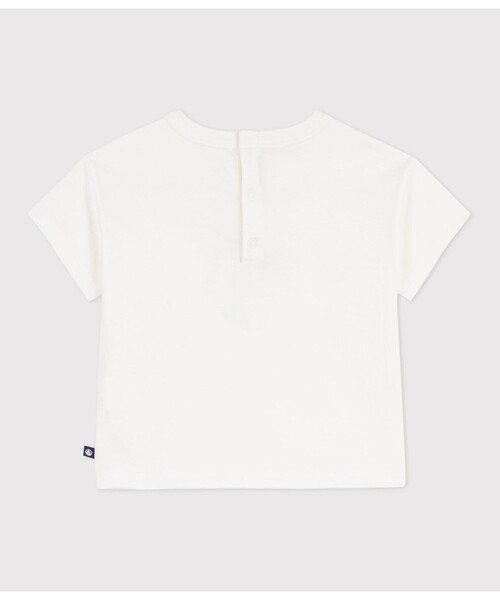 PETIT BATEAU（プチバトー）の「コットンプリント半袖Tシャツ（Tシャツ/カットソー・キッズ・レッド/カーキ/オフホワイト・12MONTH/18MONTH/24MONTH/36MONTH）」の6枚目の写真