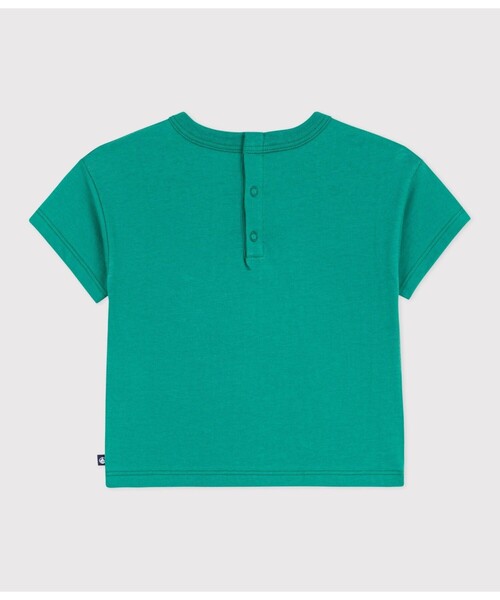 PETIT BATEAU（プチバトー）の「コットンプリント半袖Tシャツ（Tシャツ/カットソー・キッズ・レッド/カーキ/オフホワイト・12MONTH/18MONTH/24MONTH/36MONTH）」の8枚目の写真