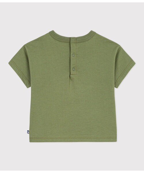 PETIT BATEAU（プチバトー）の「コットンプリント半袖Tシャツ（Tシャツ/カットソー・キッズ・レッド/カーキ/オフホワイト・12MONTH/18MONTH/24MONTH/36MONTH）」の10枚目の写真
