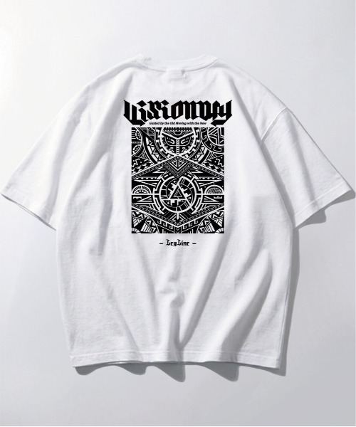 Leyline(レイライン)の「【Leyline】Tribe code tee(Tシャツ/カットソー・メンズ・ホワイト/ブラック・L/XL/M)」の7枚目の写真