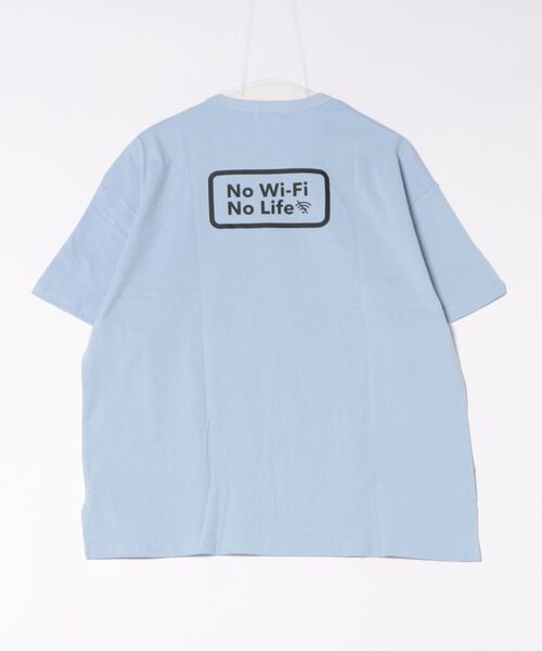 FOV(フォブ)の「フォブ Wi-Fi Tシャツ(Tシャツ/カットソー・レディース・ベージュ系その他/サックスブルー・F)」の3枚目の写真