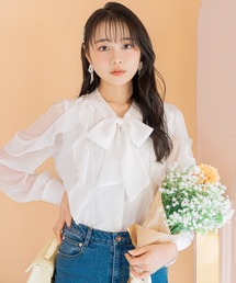 WILLSELECTION | ドビードットフリルブラウス(シャツ/ブラウス)