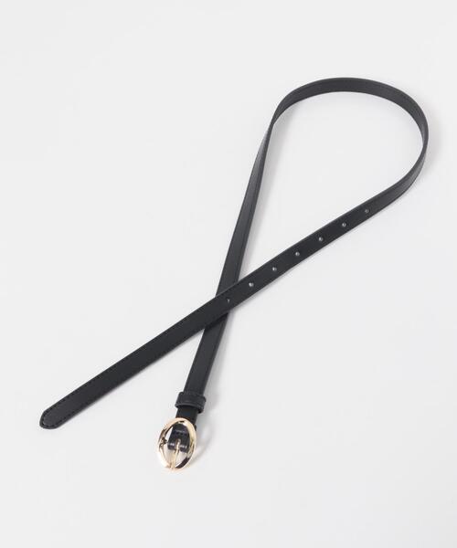 SMELLY（スメリー）の「オーバルニュアンスベルト（ベルト・レディース・ブラック/ブラウン・-）」の5枚目の写真