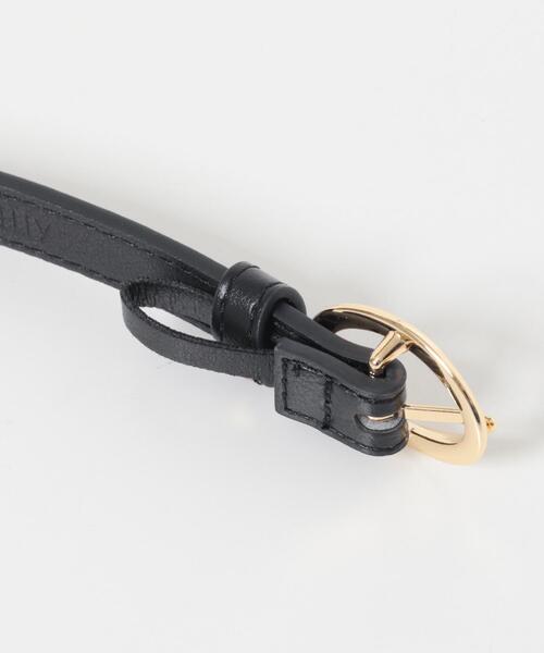 SMELLY（スメリー）の「オーバルニュアンスベルト（ベルト・レディース・ブラック/ブラウン・-）」の7枚目の写真