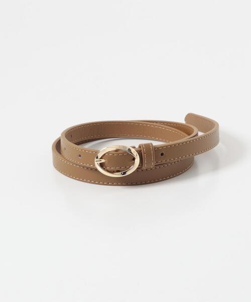 SMELLY（スメリー）の「オーバルニュアンスベルト（ベルト・レディース・ブラック/ブラウン・-）」の11枚目の写真