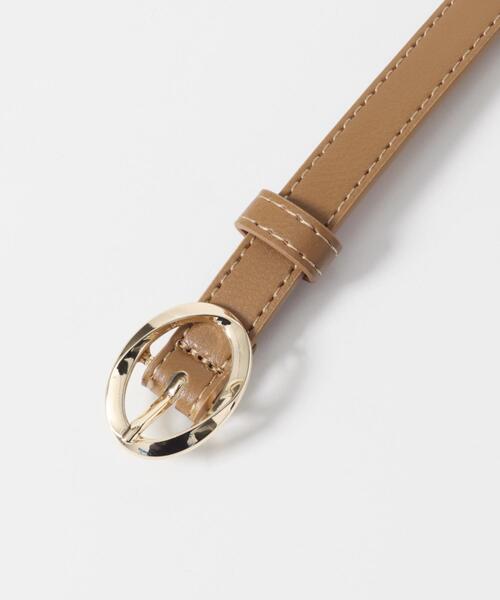 SMELLY（スメリー）の「オーバルニュアンスベルト（ベルト・レディース・ブラック/ブラウン・-）」の12枚目の写真