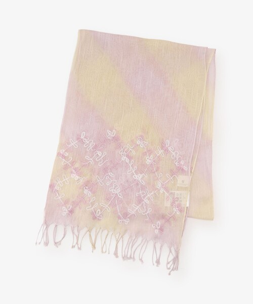 Afternoon Tea(アフタヌーンティー)の「インド刺繍ストール(ストール/ショール・レディース・ブルー/パープル・ONE SIZE)」の5枚目の写真