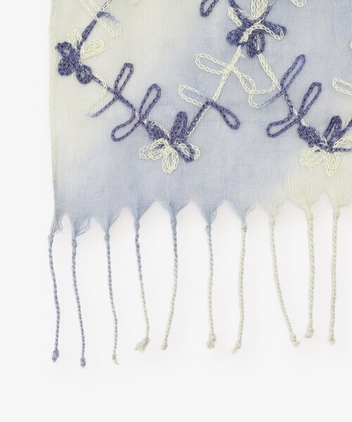 Afternoon Tea(アフタヌーンティー)の「インド刺繍ストール(ストール/ショール・レディース・ブルー/パープル・ONE SIZE)」の8枚目の写真