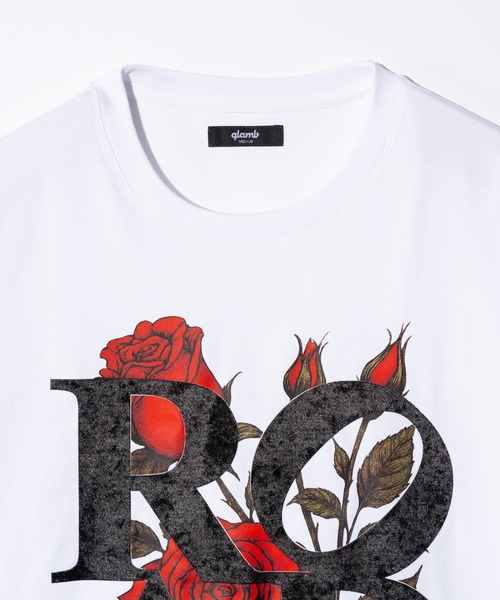 glamb（グラム）の「Velour Road T-Shirt / ベロアロードTシャツ（Tシャツ/カットソー・メンズ・ブラック/ホワイト・S/M/L）」の9枚目の写真