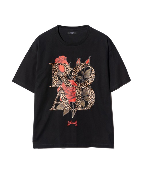 glamb（グラム）の「Velour Road T-Shirt / ベロアロードTシャツ（Tシャツ/カットソー・メンズ・ブラック/ホワイト・S/M/L）」の4枚目の写真
