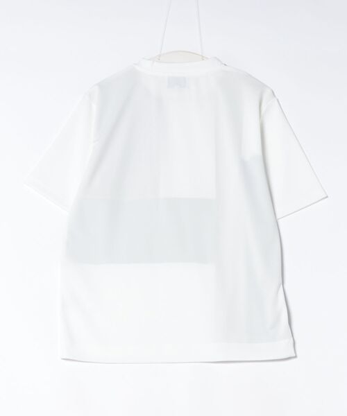 UNION STATION（ユニオンステーション）の「ポンチ×ダンボールパネル切替T（Tシャツ/カットソー・メンズ・ホワイト系その他/ブラック/ホワイト・LL/L/M）」の4枚目の写真