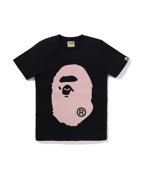 A BATHING APE（アベイシングエイプ）の「COLOR DENIM BIG APE HEAD TEE（Tシャツ/カットソー・レディース・ブラック/ホワイト・MEDIUM/SMALL/X-SMALL/XX-SMALL）」の2枚目の写真
