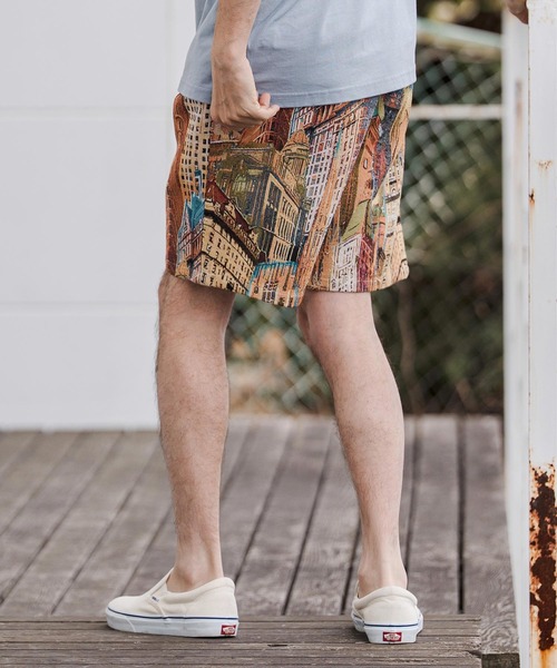 CAMBIO(カンビオ)の「mp14671-Art Piece Gobelin Short Pants ショートパンツ(CAM26SS-006)(その他パンツ・メンズ・イエロー系その他/ブラック系その他/グリーン系その他・L/M/S)」の6枚目の写真