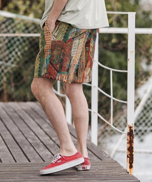 CAMBIO(カンビオ)の「mp14671-Art Piece Gobelin Short Pants ショートパンツ(CAM26SS-006)(その他パンツ・メンズ・イエロー系その他/ブラック系その他/グリーン系その他・L/M/S)」の11枚目の写真