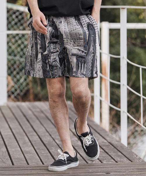 CAMBIO(カンビオ)の「mp14671-Art Piece Gobelin Short Pants ショートパンツ(CAM26SS-006)(その他パンツ・メンズ・イエロー系その他/ブラック系その他/グリーン系その他・L/M/S)」の16枚目の写真