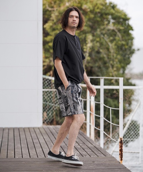 CAMBIO(カンビオ)の「mp14671-Art Piece Gobelin Short Pants ショートパンツ(CAM26SS-006)(その他パンツ・メンズ・イエロー系その他/ブラック系その他/グリーン系その他・L/M/S)」の20枚目の写真