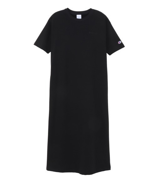 Champion（チャンピオン）の「チャンピオン  SWEAT S/S ONEPIECE DRESS（ワンピース・レディース・ネイビー/ダークグリーン/ブラック・M/L）」の2枚目の写真