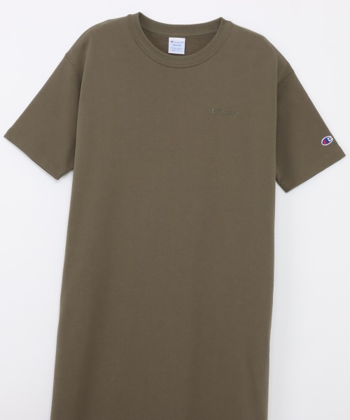 Champion(チャンピオン)の「チャンピオン SWEAT S/S ONEPIECE DRESS(ワンピース・レディース・ネイビー/ダークグリーン/ブラック・M/L)」の11枚目の写真