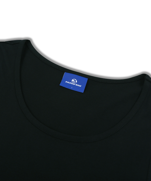 DOLPHIN WAVE APPAREL(ドルフィンウェーブアパレル)の「ドルフィンルーズスクープネックスリーブレスタップブラック(Tシャツ/カットソー・メンズ・その他・LARGE/MEDIUM/X-LARGE)」の3枚目の写真