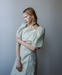 et.UNiVER（エトユニベール）の「Sheer Jacquard Organza Dress（ドレス）」