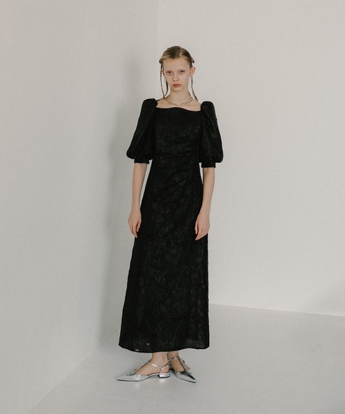 Sheer Jacquard Organza Dress（ドレス）｜et.UNiVER（エトユニベール