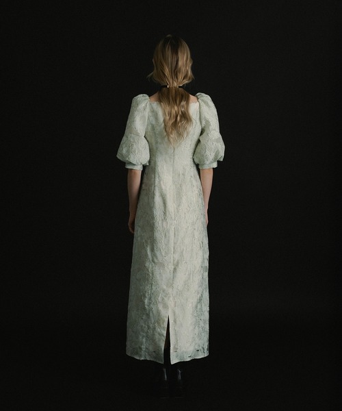 Sheer Jacquard Organza Dress（ドレス）｜et.UNiVER（エトユニベール