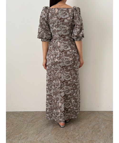 Sheer Jacquard Organza Dress（ドレス）｜et.UNiVER（エトユニベール