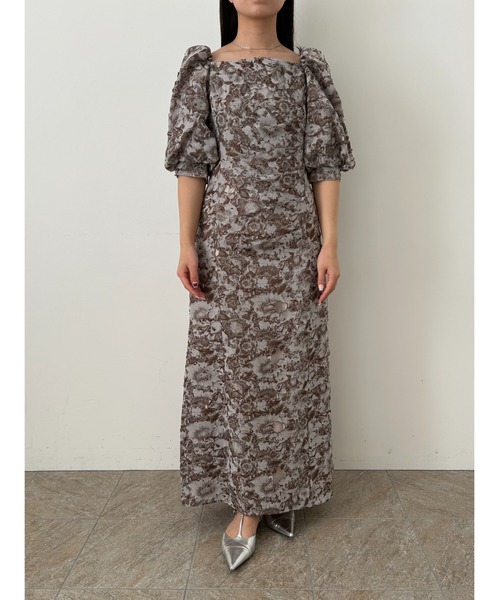 Sheer Jacquard Organza Dress（ドレス）｜et.UNiVER（エトユニベール