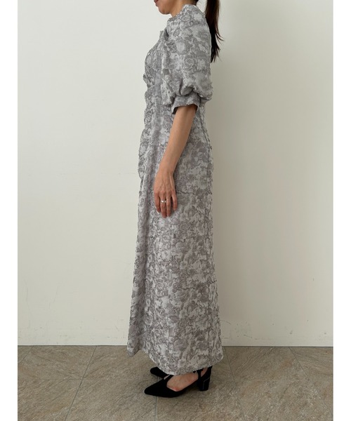 Sheer Jacquard Organza Dress（ドレス）｜et.UNiVER（エトユニベール