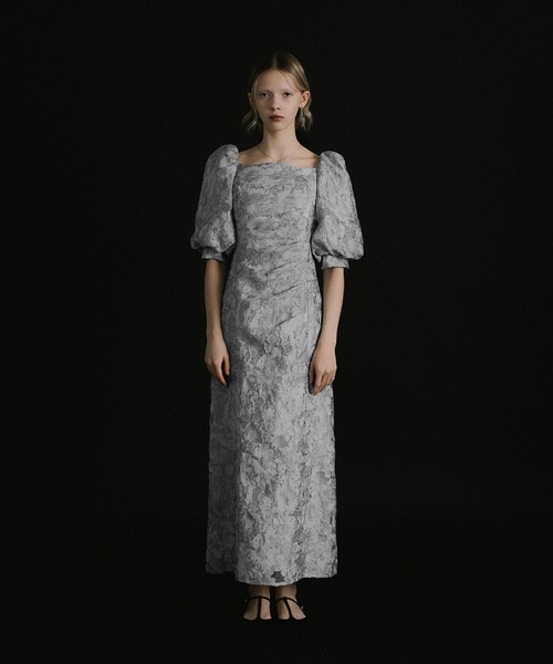 Sheer Jacquard Organza Dress（ドレス）｜et.UNiVER（エトユニベール