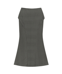 OJOS（オホス）の「Side Panel Mermaid Maxi Skirt / Light Black（スカート）」