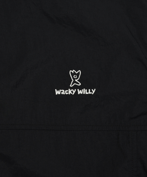 Wacky WiLLy(ワッキーウィリー)の「キキポーチウィンドブレーカー ブラック(ナイロンジャケット・レディース・その他・SMALL/MEDIUM/LARGE/X-LARGE)」の5枚目の写真