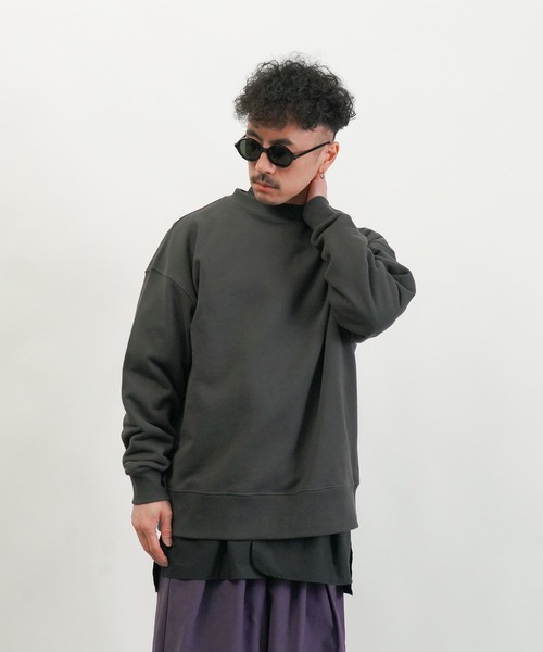 Aphlotus(アプロタス)の「ピグメント裏毛トレーナー(スウェット・メンズ・ホワイト/ブラック・SMALL/LARGE/MEDIUM)」の16枚目の写真