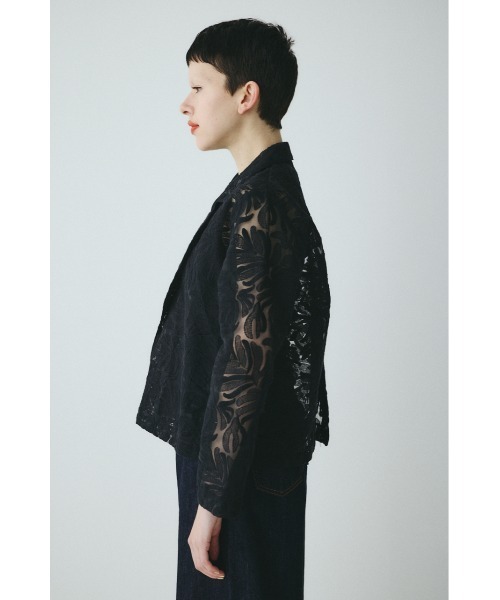 HeRIN.CYE（ヘリンドットサイ）の「Lace jacket　　レースジャケット（その他アウター・レディース・オフホワイト/ブラック・FREE）」の7枚目の写真