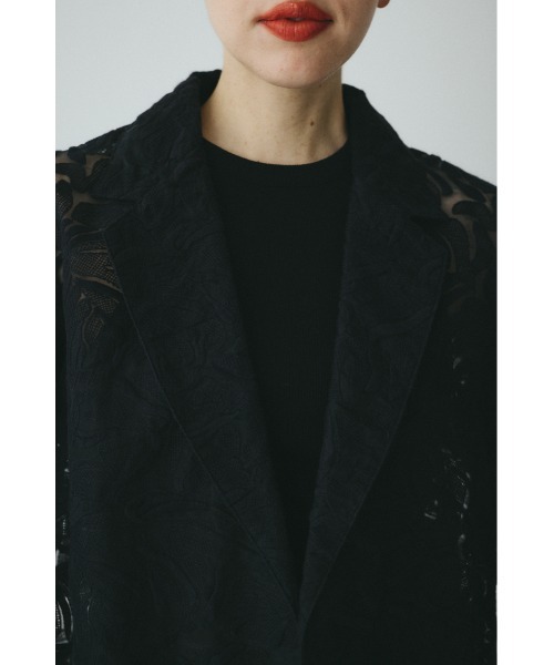HeRIN.CYE（ヘリンドットサイ）の「Lace jacket　　レースジャケット（その他アウター・レディース・オフホワイト/ブラック・FREE）」の9枚目の写真