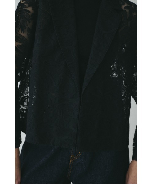HeRIN.CYE（ヘリンドットサイ）の「Lace jacket　　レースジャケット（その他アウター・レディース・オフホワイト/ブラック・FREE）」の11枚目の写真