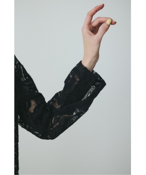 HeRIN.CYE（ヘリンドットサイ）の「Lace jacket　　レースジャケット（その他アウター・レディース・オフホワイト/ブラック・FREE）」の13枚目の写真
