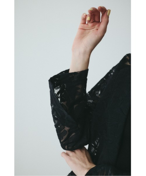 HeRIN.CYE（ヘリンドットサイ）の「Lace jacket　　レースジャケット（その他アウター・レディース・オフホワイト/ブラック・FREE）」の14枚目の写真