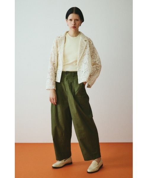 HeRIN.CYE（ヘリンドットサイ）の「Lace jacket　　レースジャケット（その他アウター・レディース・オフホワイト/ブラック・FREE）」の16枚目の写真