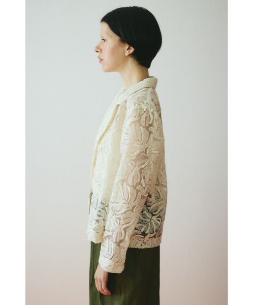 HeRIN.CYE（ヘリンドットサイ）の「Lace jacket　　レースジャケット（その他アウター・レディース・オフホワイト/ブラック・FREE）」の17枚目の写真