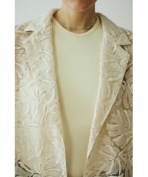 HeRIN.CYE（ヘリンドットサイ）の「Lace jacket　　レースジャケット（その他アウター・レディース・オフホワイト/ブラック・FREE）」の19枚目の写真