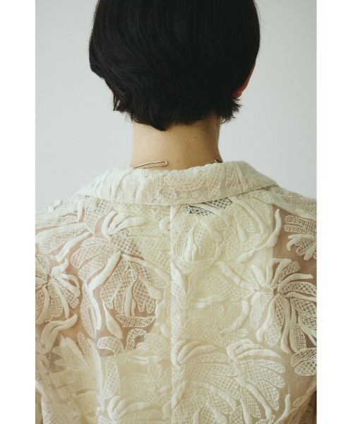 HeRIN.CYE（ヘリンドットサイ）の「Lace jacket　　レースジャケット（その他アウター・レディース・オフホワイト/ブラック・FREE）」の20枚目の写真