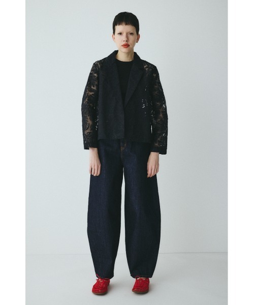 HeRIN.CYE（ヘリンドットサイ）の「Lace jacket　　レースジャケット（その他アウター・レディース・オフホワイト/ブラック・FREE）」の5枚目の写真