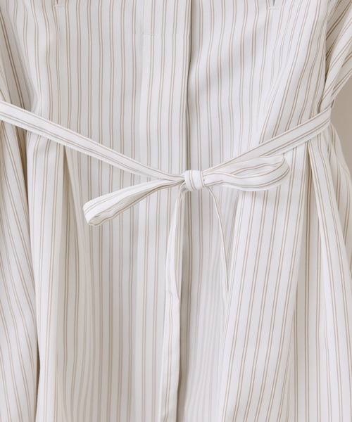 POLO BCS(ポロ ビーシーエス)の「【POLO BCS】ベルト付きウエストタックシャツ/WEB限定カラー(シャツ/ブラウス・レディース・ベージュ系その他/ホワイト系その他/ホワイト/ピンク系その他2/サックスブルー・FREE)」の20枚目の写真