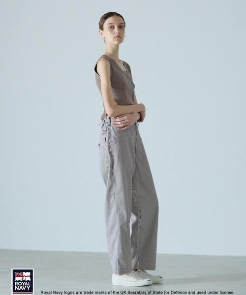 Lourmarin（ルールマラン）の「《別注》【ROYAL NAVY/ロイヤルネイビー】コットンストレートパンツ（その他パンツ・レディース・ブラウン系その他/ブルー系その他/ベージュ/ブラウン・2/4/3）」の17枚目の写真