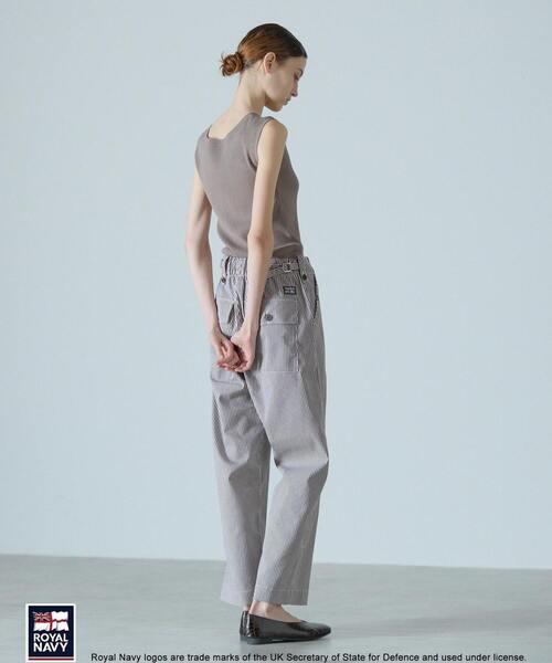 Lourmarin（ルールマラン）の「《別注》【ROYAL NAVY/ロイヤルネイビー】コットンストレートパンツ（その他パンツ・レディース・ブラウン系その他/ブルー系その他/ベージュ/ブラウン・2/4/3）」の18枚目の写真