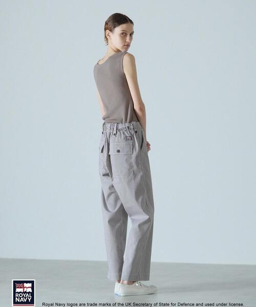 Lourmarin（ルールマラン）の「《別注》【ROYAL NAVY/ロイヤルネイビー】コットンストレートパンツ（その他パンツ・レディース・ブラウン系その他/ブルー系その他/ベージュ/ブラウン・2/4/3）」の19枚目の写真