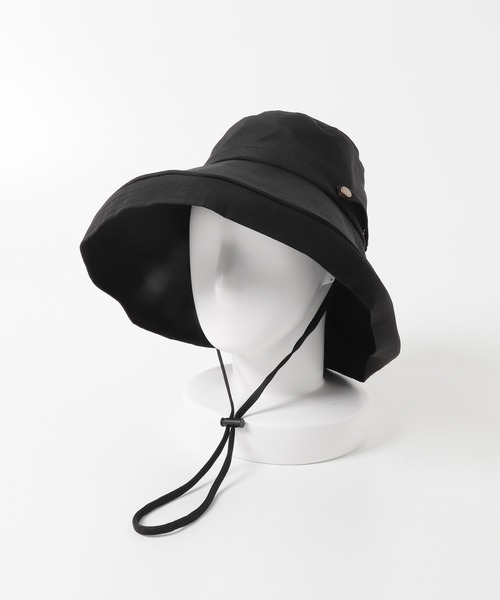 RODE SKO（ロデスコ）の「洗える畳める撥水日よけハット（ハット・レディース・ブラウン/ブラック・FREE）」の12枚目の写真