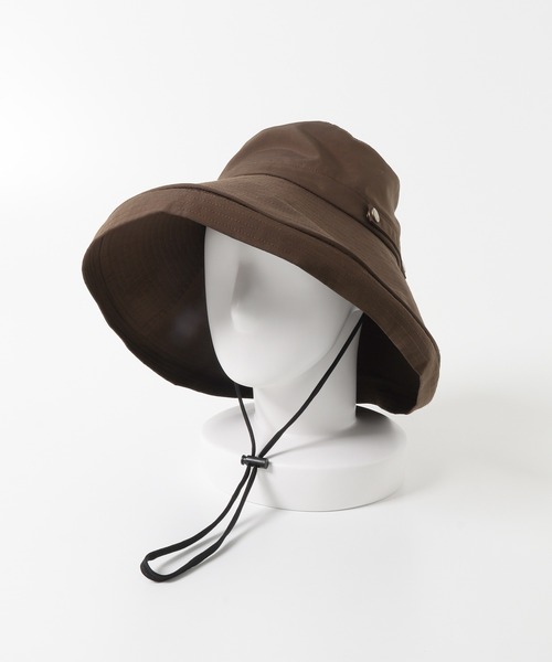 RODE SKO（ロデスコ）の「洗える畳める撥水日よけハット（ハット・レディース・ブラウン/ブラック・FREE）」の11枚目の写真