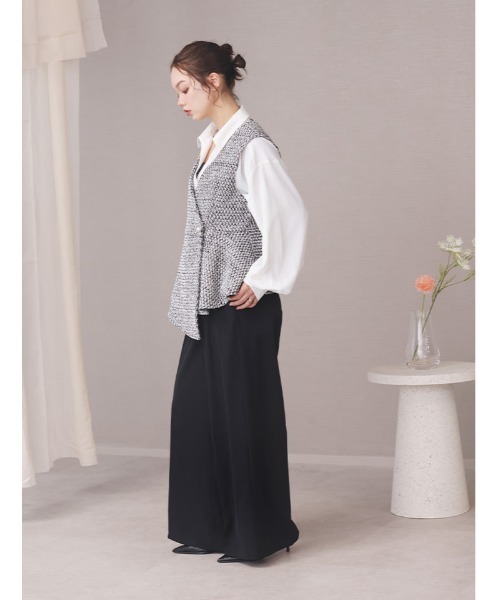 fifth(フィフス)の「パールボタンツイードジレベスト(ベスト・レディース・その他/ホワイト・M)」の19枚目の写真